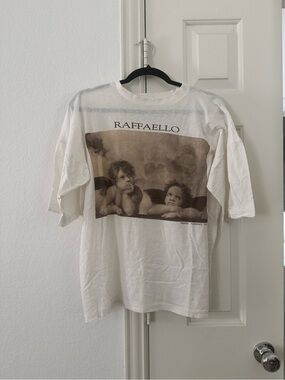 Vintage Raffaello Angelo graphic tee with cherub print